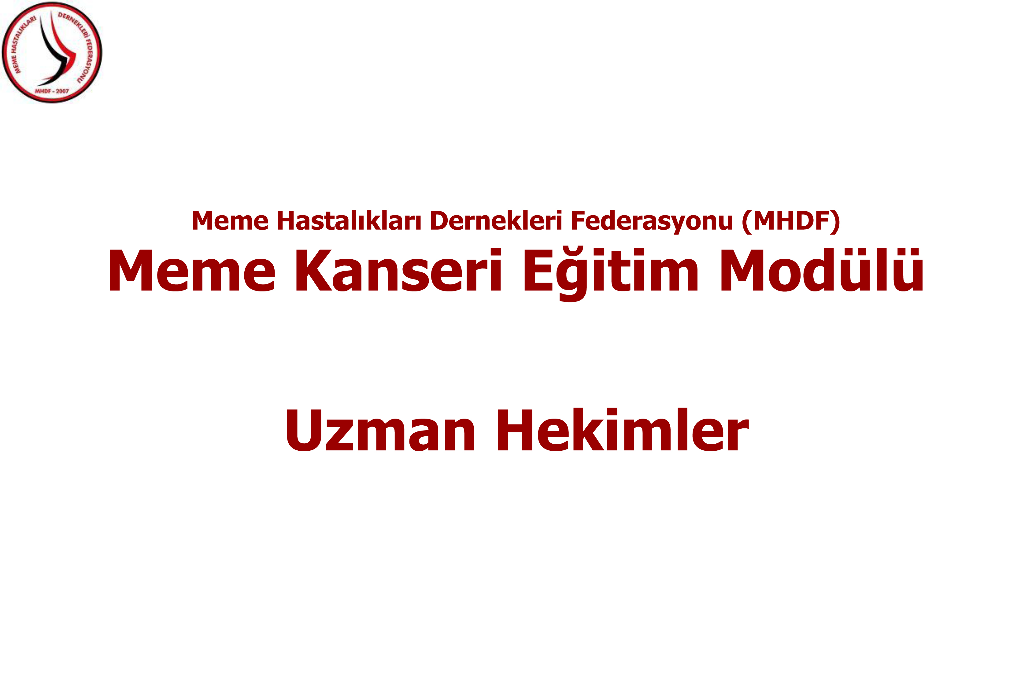 Meme Kanseri Eğitim Modülü