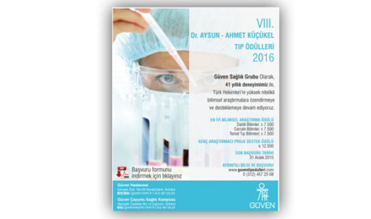VIII. Dr. Aysun - Ahmet Küçükel Tıp Ödülleri