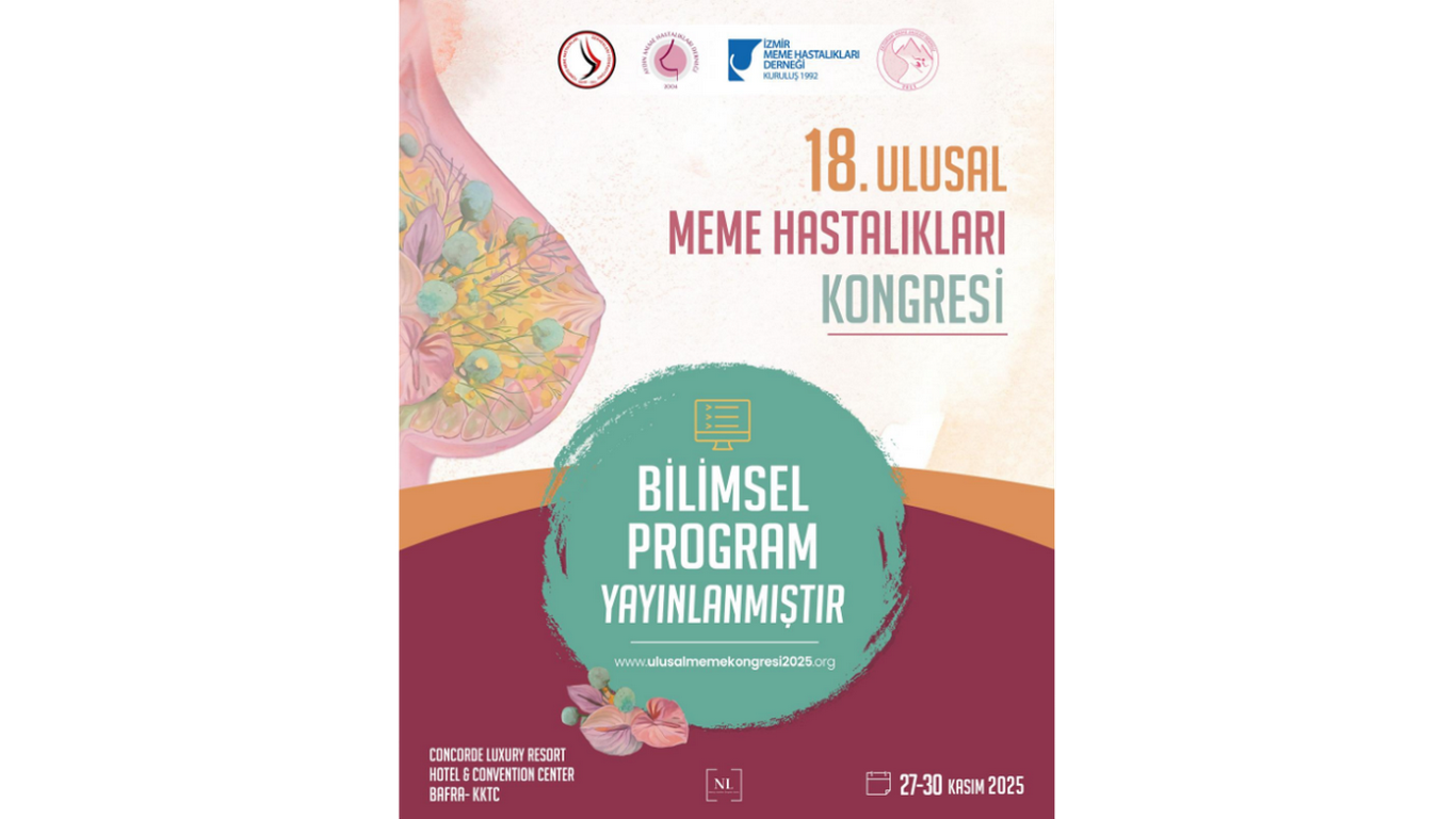 18. Ulusal Meme Hastalıkları Kongresi - Bilimsel Program Yayınlanmıştır